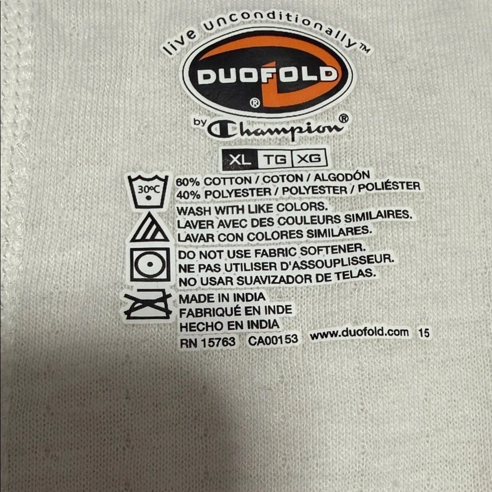 Duofold Set of Two Men's Gray & White Thermal Pants, Long Johns, Size XL.